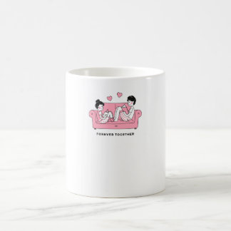 Forever Together Mug - Romantic Couple Cadeau & Am