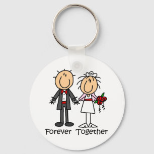 Forever Together T-shirts and Gifts Keychain