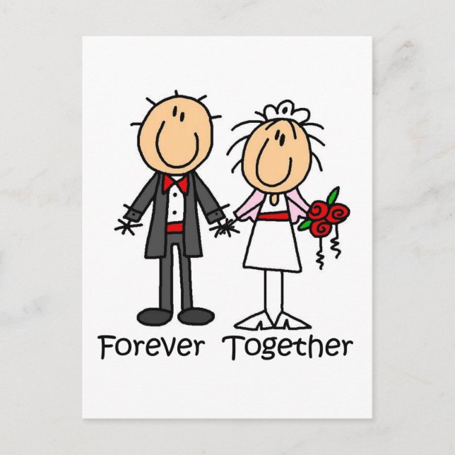 Forever Together T-shirts and Gifts Postcard (Front)