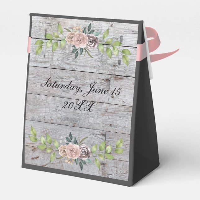 Forever Two Hearts - One Love Favor Box (Back Side)