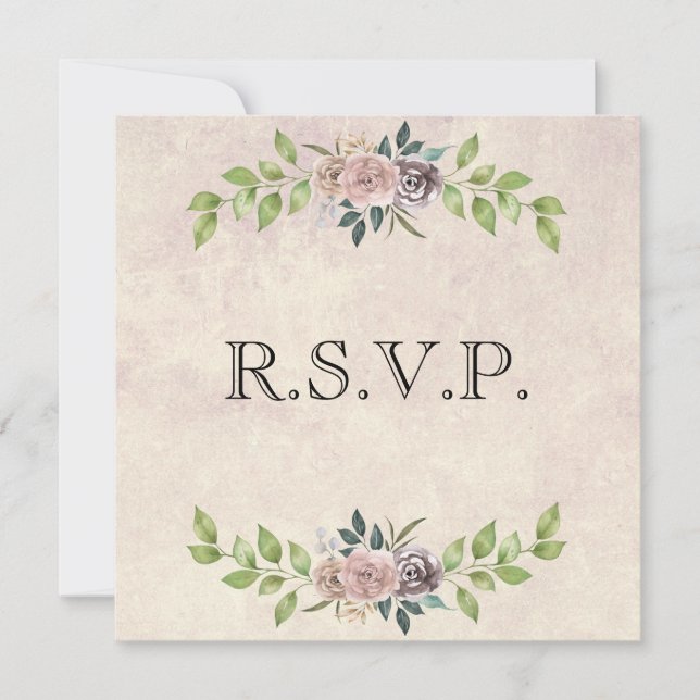 Forever - Two Hearts - One Love Wedding Invitation (Front)