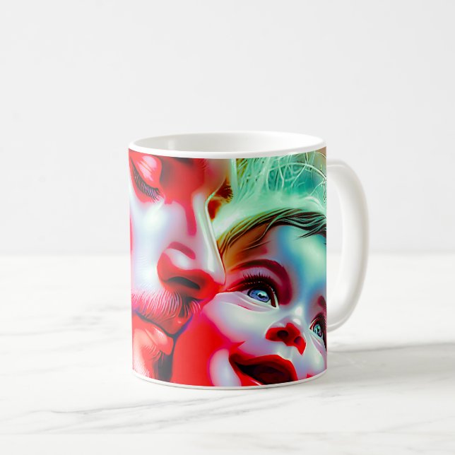 Forever United Father Baby Coffee Mug (Front Right)