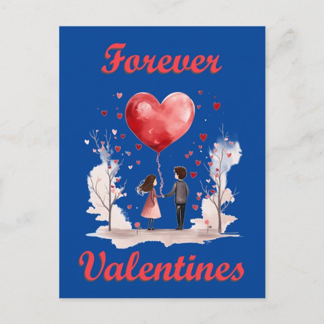 Forever Valentines! Postcard (Front)