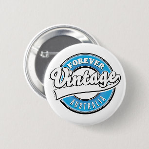 Forever vintage Australia logo 2 Inch Round Button