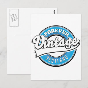 Forever vintage Australia logo Postcard