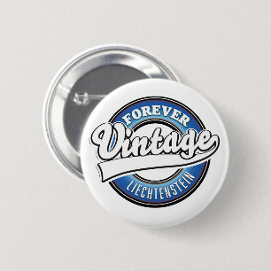 forever vintage liechtenstein logo 2 inch round button
