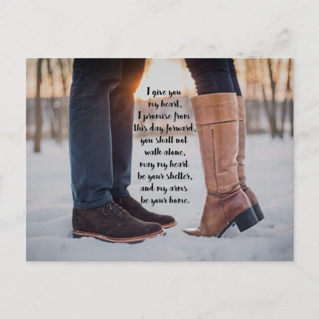Forever Vows Postcard (Front)