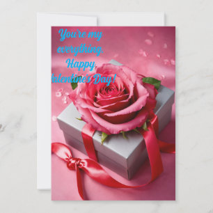"Forever Yours – Elegant Valentine’s Day Card" Holiday Card