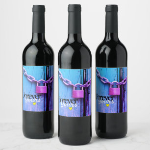 Forever Yours Wine Label