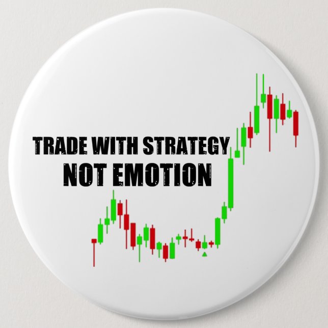 Forex Day Trader Collection  6 Inch Round Button (Front)