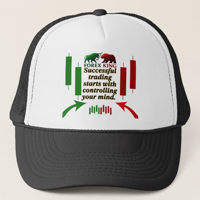 Forex King Trading Motivation Cap – Bull and Bear  (Front)