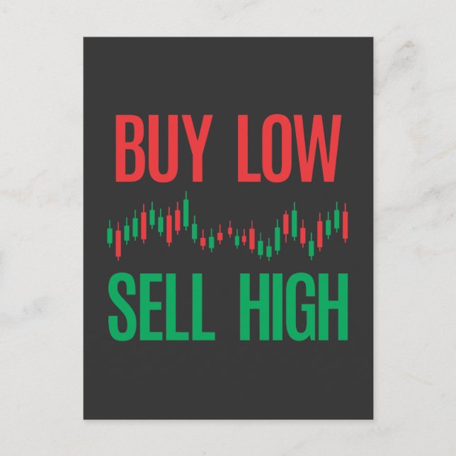 Forex Stock Trading Market Day Trader Investor Postcard (Front)