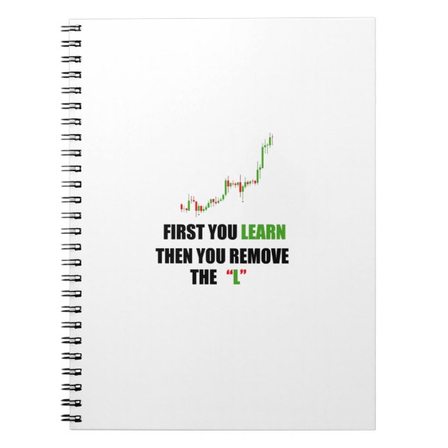 Forex Trader mentalité Spiral Photo Carnet (Devant)