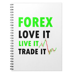 Forex Trader Spiral Photo Notebook