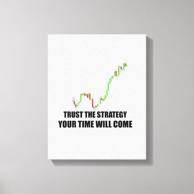 Forex Trader Stretched Canvas Print (Front)