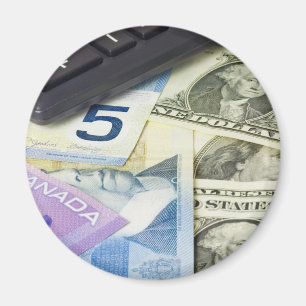 Forex - US and Canadian currency pair Magnet