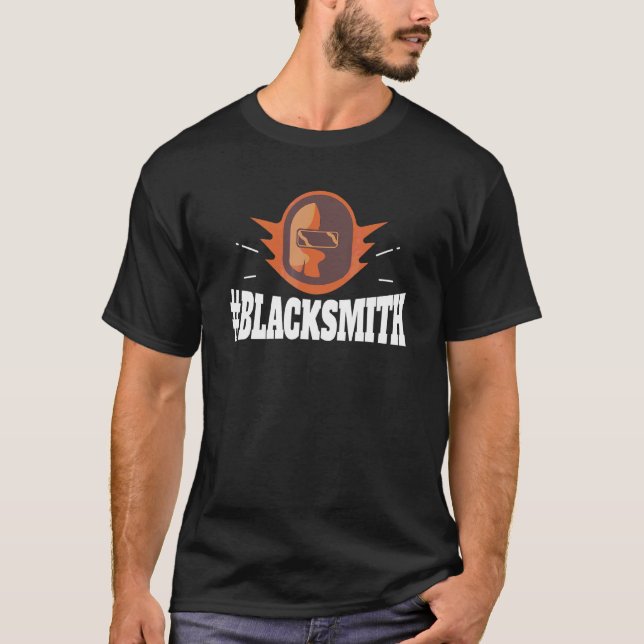 Forge Motif For Blacksmiths 3 T-Shirt (Front)