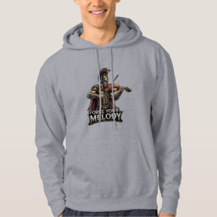 Forge Your Melody –  Spartan Violinist Hoodie