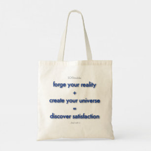 forge your reality... tote bag