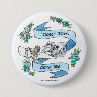 Forget Boys 3 Inch Round Button