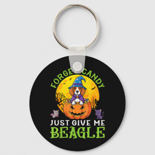 Forget Candy Give Beagle Dog Witch This Halloween Keychain