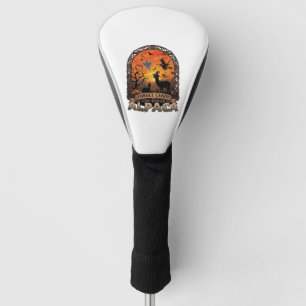 Forget Candy Just Give Me Alpaca Halloween Ghost W Golf Head Cover