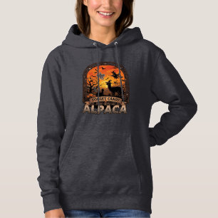 Forget Candy Just Give Me Alpaca Halloween Ghost W Hoodie