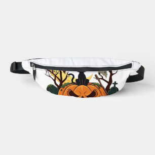 Forget Candy Just Give Me Cat Halloween Pumpkin_1 Fanny Pack