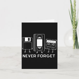 Forget Floppy Disc Retro Funny 90s Novelty Card