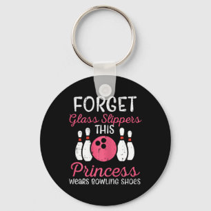 Forget Gl Slippers Bowling Shoes Bowler Women Girl Keychain