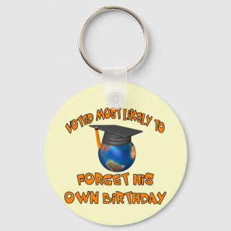 Forget His Birthday Keychain