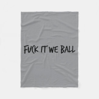 Forget It We Ball Basball Player Basball Fleece Blanket