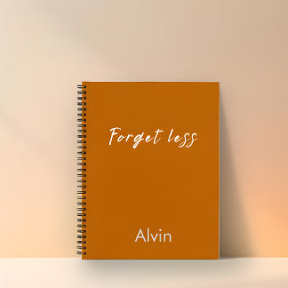 Forget Less – Notebook Quotes