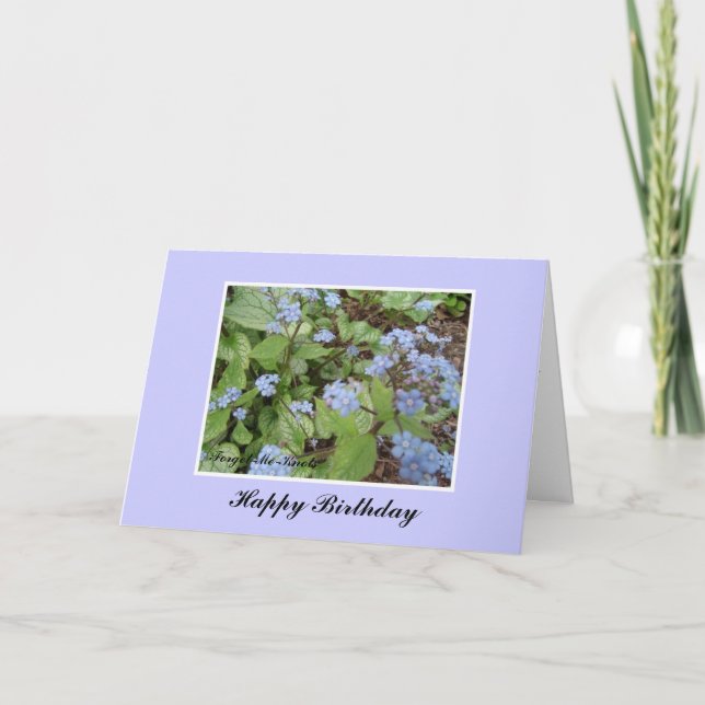 Forget Me Knots Birthday card (Front)