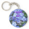 Forget Me Not Alzheimer's Keychain