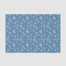 Forget-Me-Not and Pansy Tissue Paper