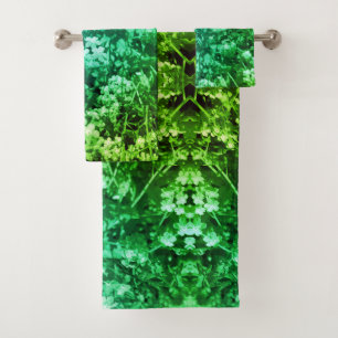 forget me not bath towel set