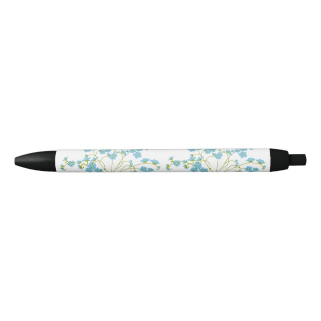 Forget Me Not  Black Ink Pen (Front)