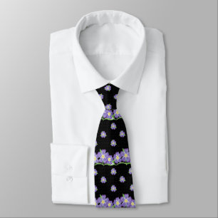 Forget-me-not black tie