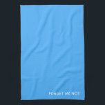 Forget-me-not blue colour name kitchen towel<br><div class="desc">Forget-me-not blue colour name</div>