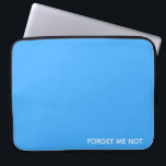 Forget-me-not blue colour name laptop sleeve<br><div class="desc">Forget-me-not blue colour name</div>