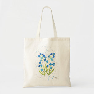 Forget me not blue flowers Bridal shower  Tote Bag