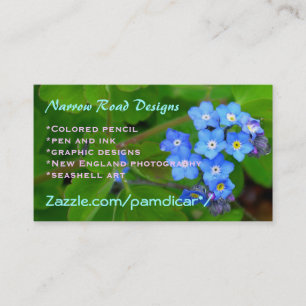 Forget-Me-Not Business Card