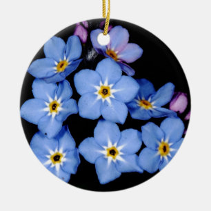 Forget-me-not Ceramic Ornament
