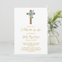 Forget me not Cross Celebration of Life Funeral