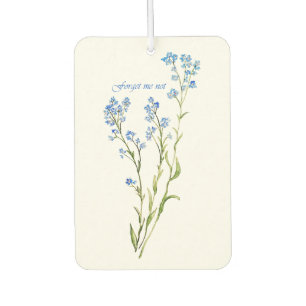 Forget me not Custom Watercolor Garden Flower Air Freshener