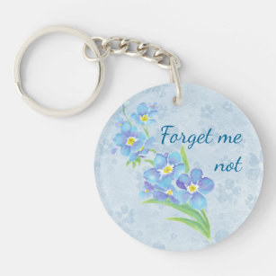 Forget me not keyring new arrivals