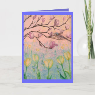 Forget me-not dance card