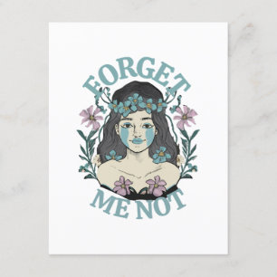 Forget Me Not Enclosure Card