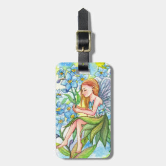 Forget-Me-Not Fairy Luggage Tag